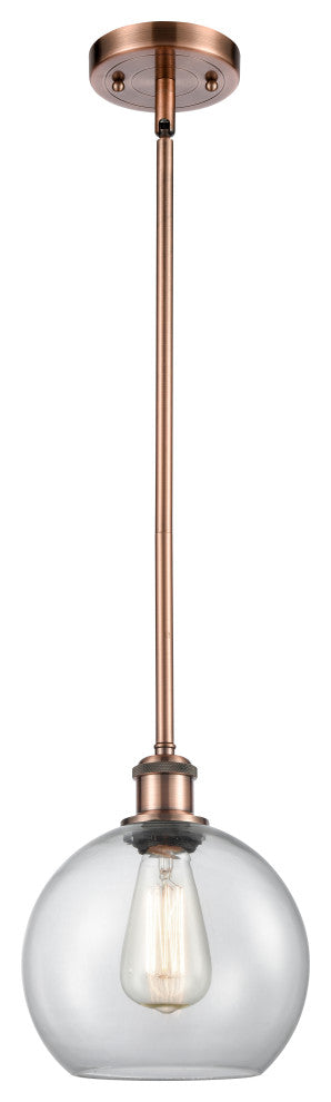 Innovations Lighting 516-1S-AC-G122-8 Athens 1 Light 8" Mini Pendant