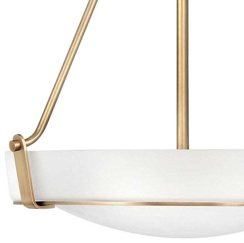 Hinkley Hathaway Medium Pendant, Heritage Brass