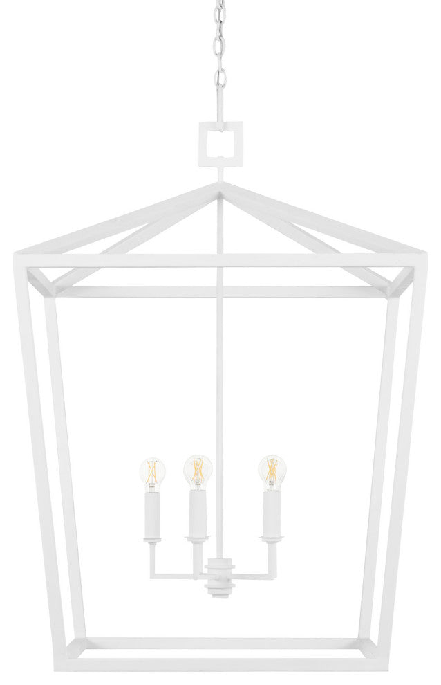 Denison White Large Chandelier