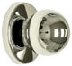 Nuk3y 1.25" Bi Fold Knob With Back Plate, Set of 4, Chrome