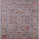 Ahgly Company Indoor Square Mid-Century Modern Area Rugs, 4' Square