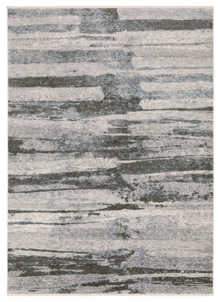 Harlan Modern Elemental Polyester Area Rug 9'10" x 12'10"