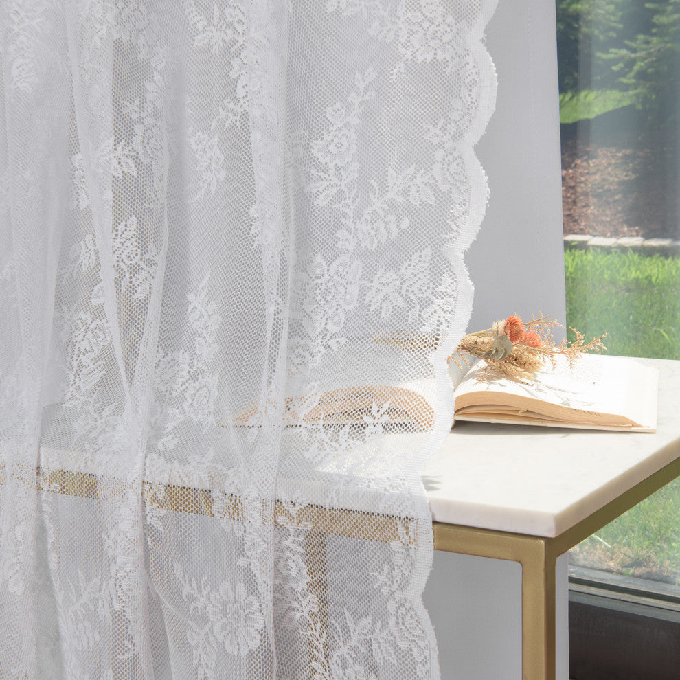 Rose Sheers and Blackout Curtains, Vapor, 52"x84"
