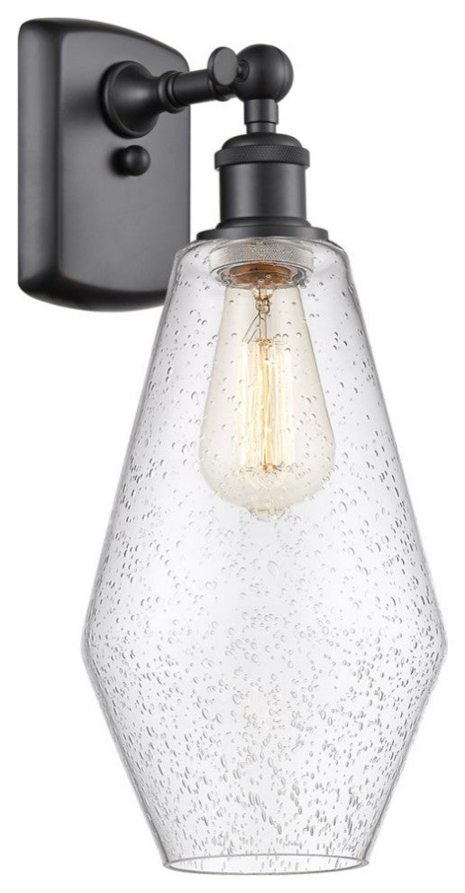 Innovations 516-1W-BK-G654-7-LED 1-Light Sconce, Matte Black