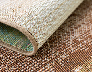 Unique Loom Brown Shore Outdoor 2' 2 x 3' 0 Area Rug