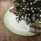Flora Christmas Tree Skirt in Green