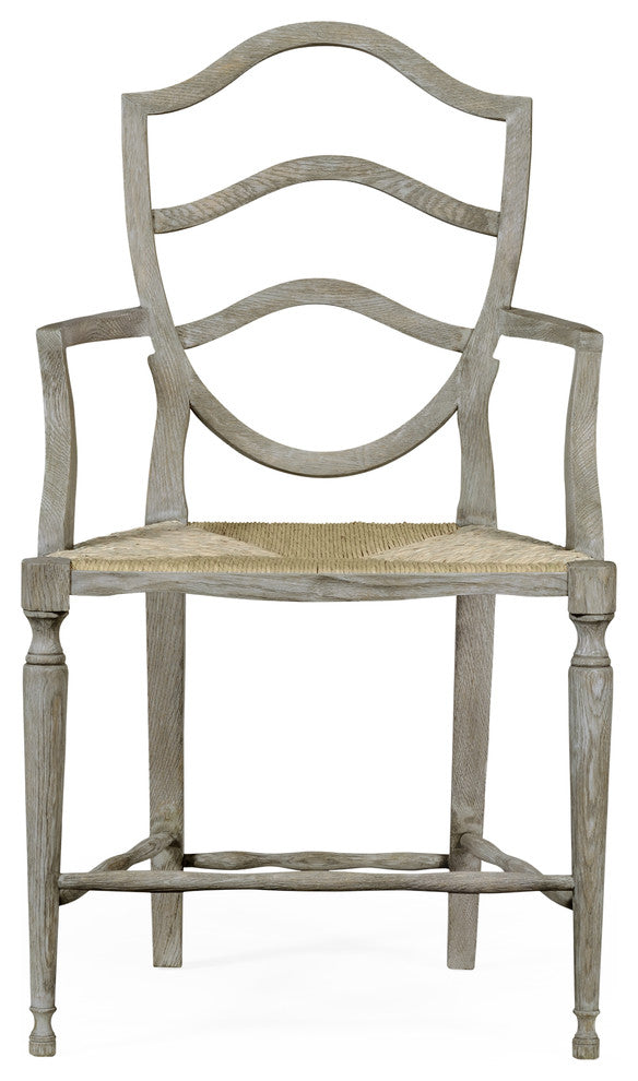 Bodiam Gray Oak Armchair