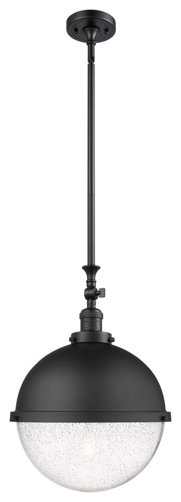INNOVATIONS LIGHTING 206-BK-HFS-124-BK Hampden 1 Light 12.875 inch Pendant