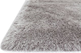 Loloi Orian Shag Collection Rug, Silver, 2'3"x3'9"