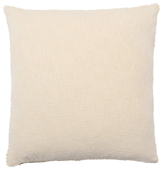 Tordis Solid Pillow 22" Square, Cream, Polyester Fill