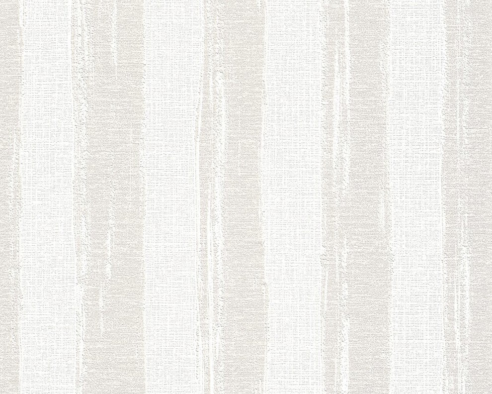 Ok6, Textile Natural Fresh Garden White Wallpaper Roll
