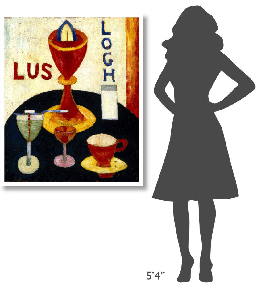 "Handsome Drinks, 1916" Digital Paper Print by Marsden Hartley, 35"x42"
