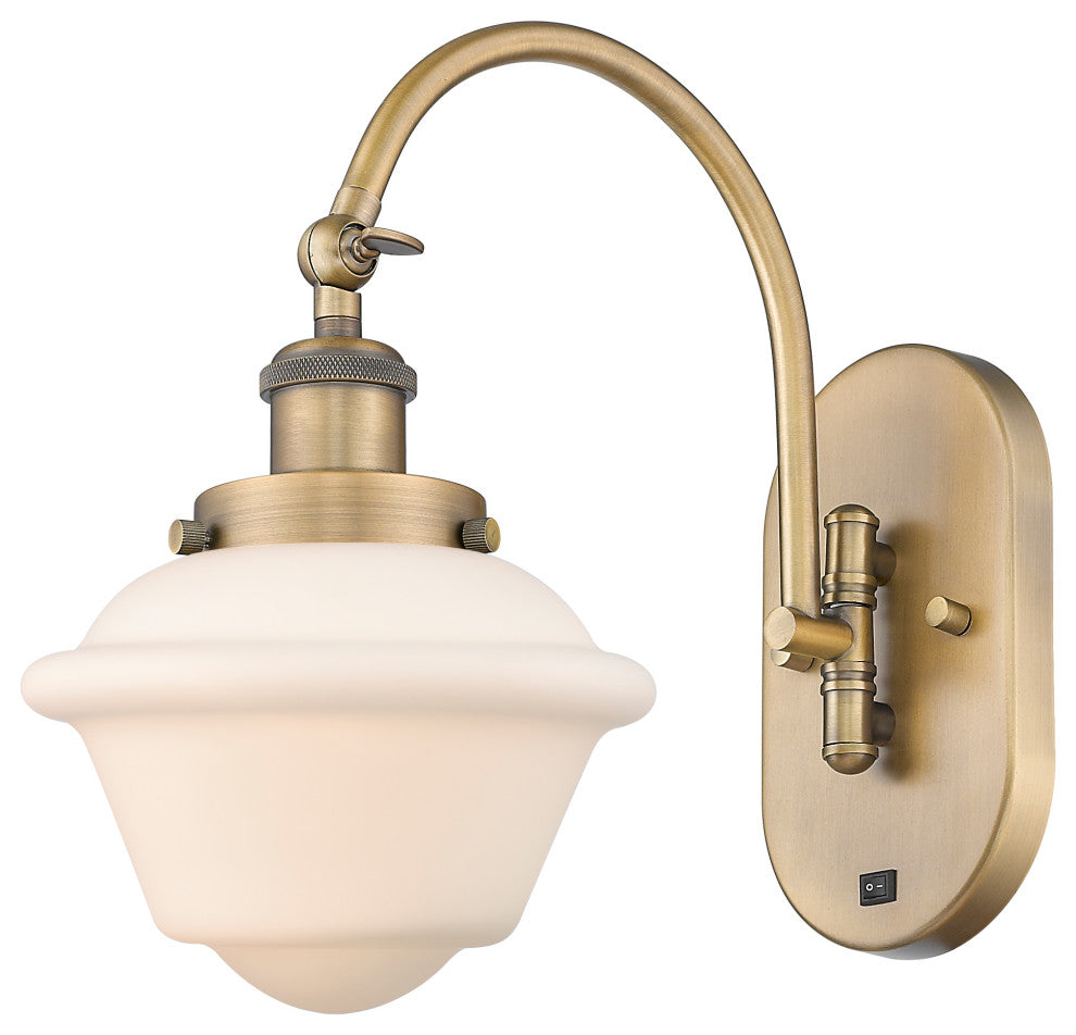 Innovations 918-1W-BB-G531 1-Light Sconce, Brushed Brass