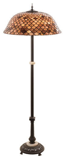 Meyda Lighting 230384 62" High Fishscale Floor Lamp