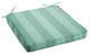 Sorra Home Outdoor/Indoor Corded Chair Cushion, Green, 19"x19"x2"