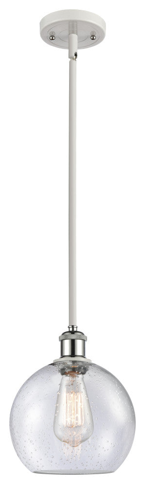 Innovations Lighting 516-1S-WPC-G124-8 Athens 1 Light 8" Mini Pendant