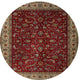 Ahgly Company Indoor Round Traditional Area Rugs, 3' Round