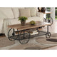 Acme Francie Coffee Table Oak and Antique Gray