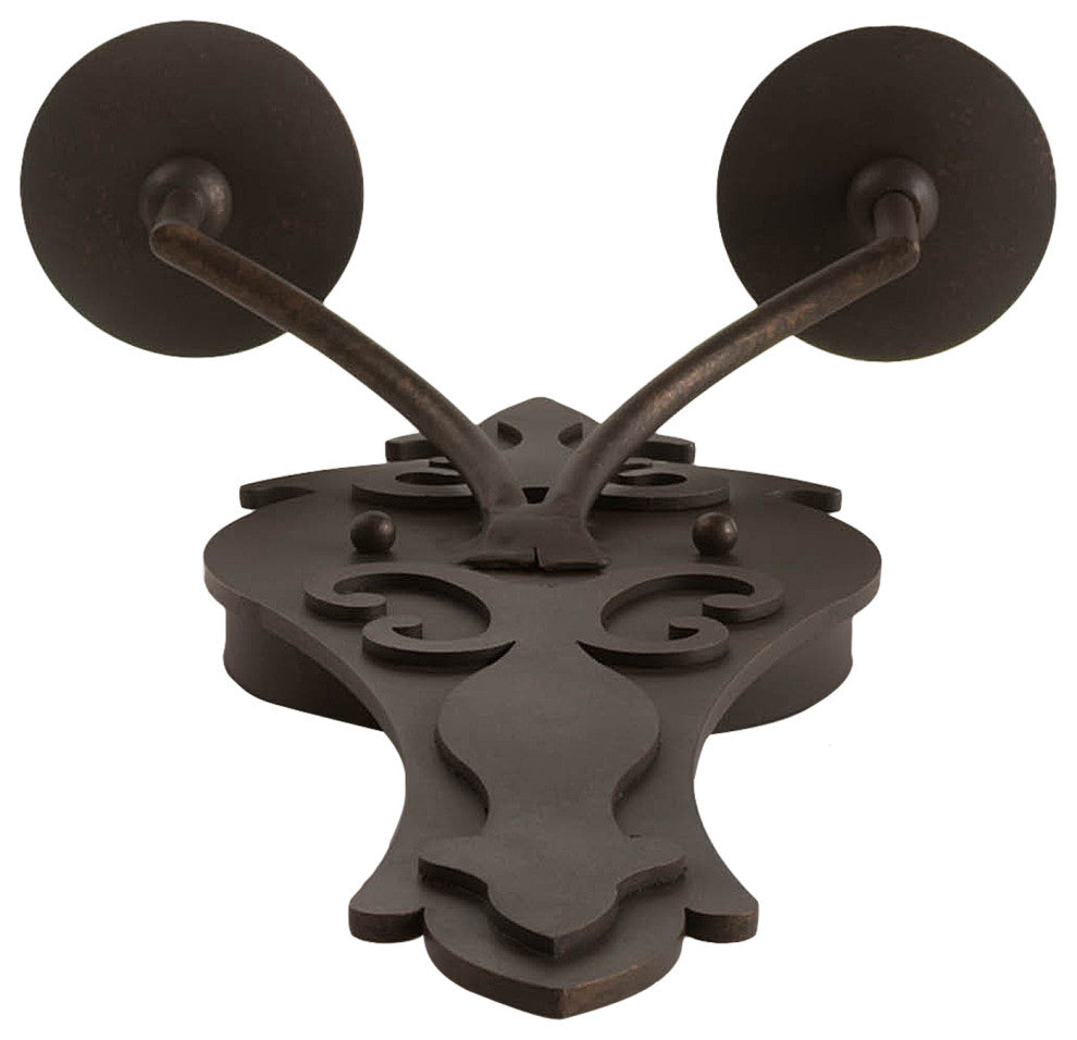 10 Wide Torsade 2 Light Wall Sconce