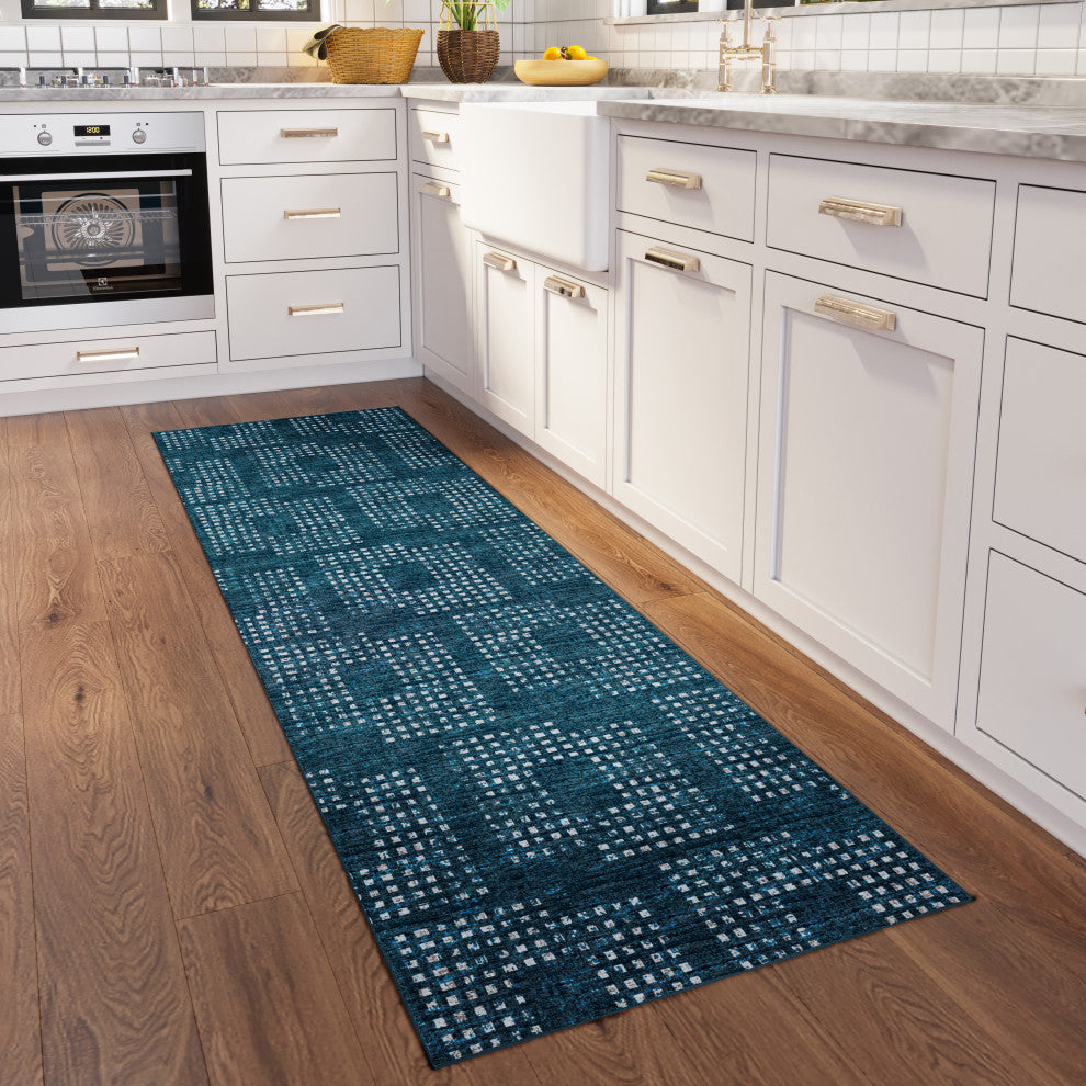 Dalyn Delano DA1 Navy 2'6"x10' Runner Rug