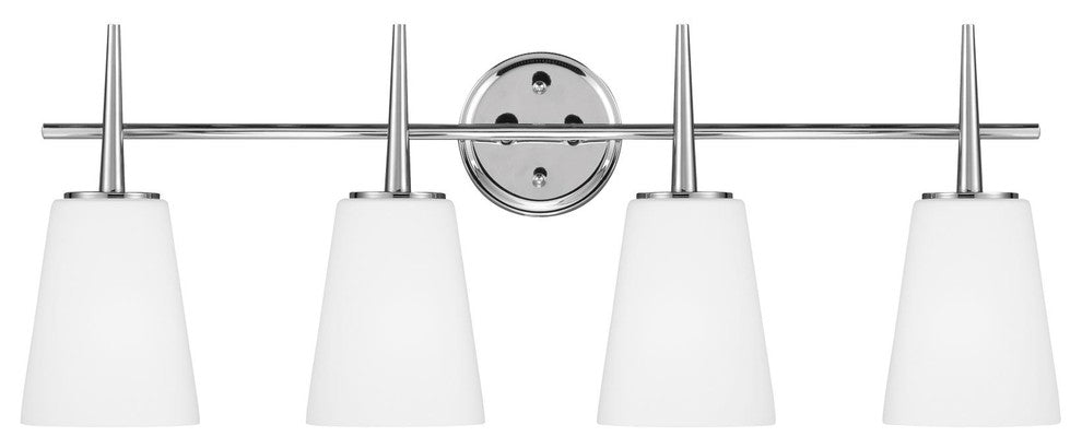 Generation Lighting Lighting 4-Light Driscoll Sconce, Chrome