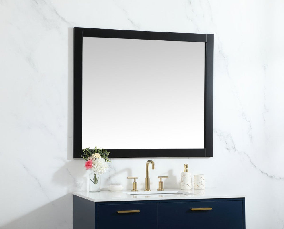 Alice Vanity Mirror, 42"x36", Black