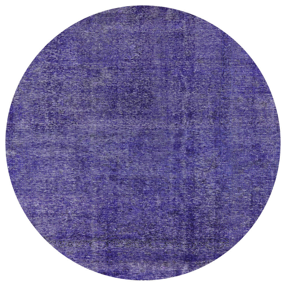 Ahgly Company Indoor Round Mid-Century Modern Area Rugs, 7' Round