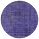 Ahgly Company Indoor Round Mid-Century Modern Area Rugs, 7' Round