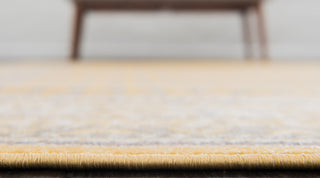 Unique Loom Yellow Allover Williamsburg 4'x6' Area Rug