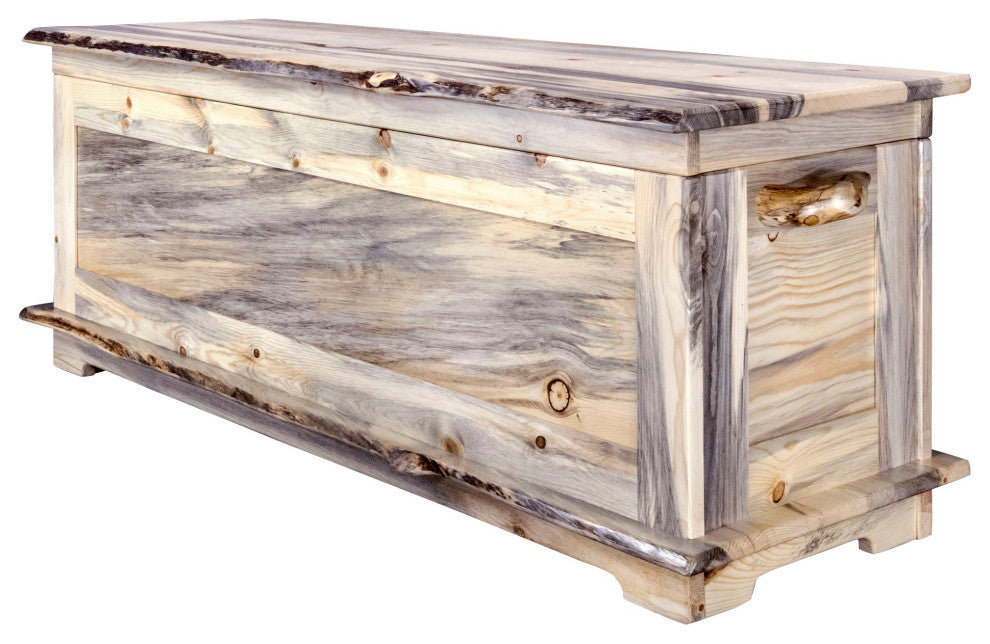 Big Sky Collection Live Edge, 6' Blanket Chest, Natural