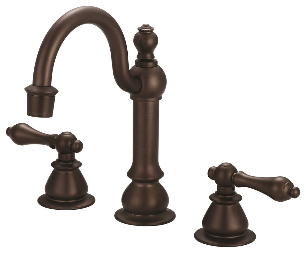 Water Creation Vintage Classic Widespread Lavatory Faucet With Pop-Up Drain