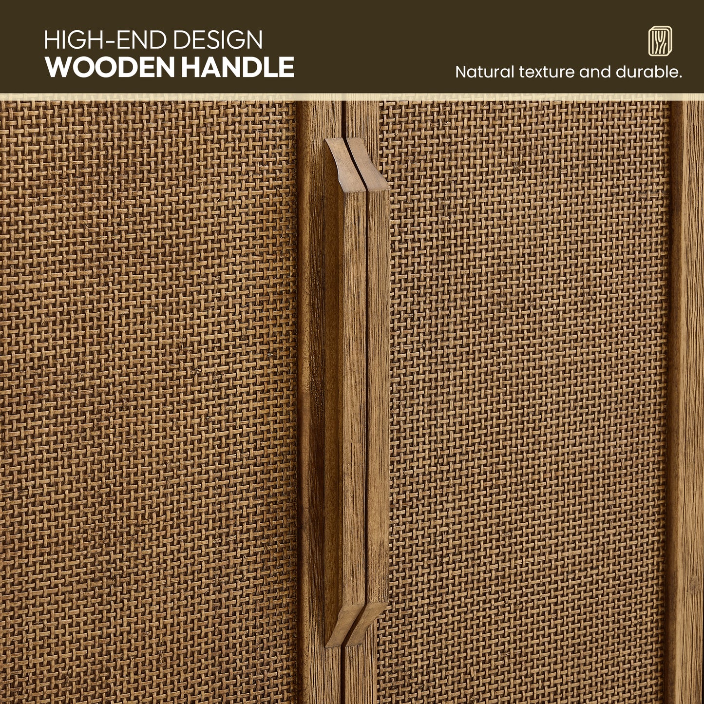 Busan Bath Vanity, Quartz Top No Mirror, Oak Classic Brown, 60", Double Vanity