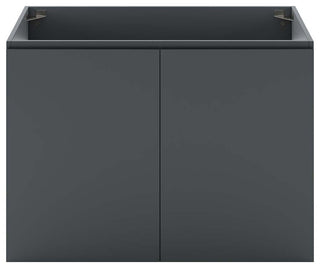 Vitality 36" Wall-Mount Bathroom Vanity, Gray