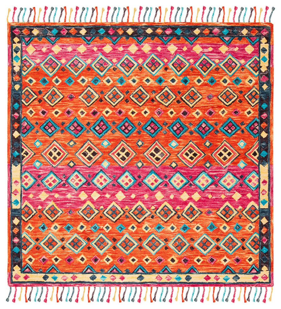 Safavieh Aspen Apn138A  Rug, Orange/Fuchsia, 2'3"x9'0" Runner