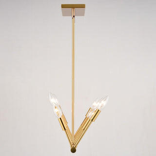 Warwick 10-Light Brass Contemporary Linear Light Fixture