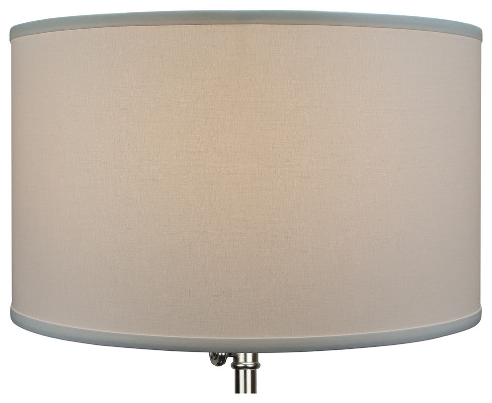 Fenchel Shades, 18"x18"x11'' Spider Attachment Drum Lamp Shade, Linen