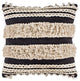 Helena Pillow, Charcoal, 20"x20", Polyester Insert