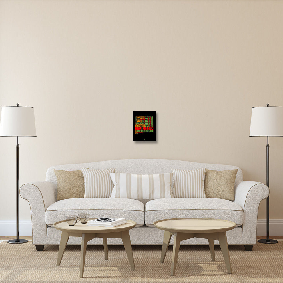"New Mexico Word Cloud 1" Fine Art Print