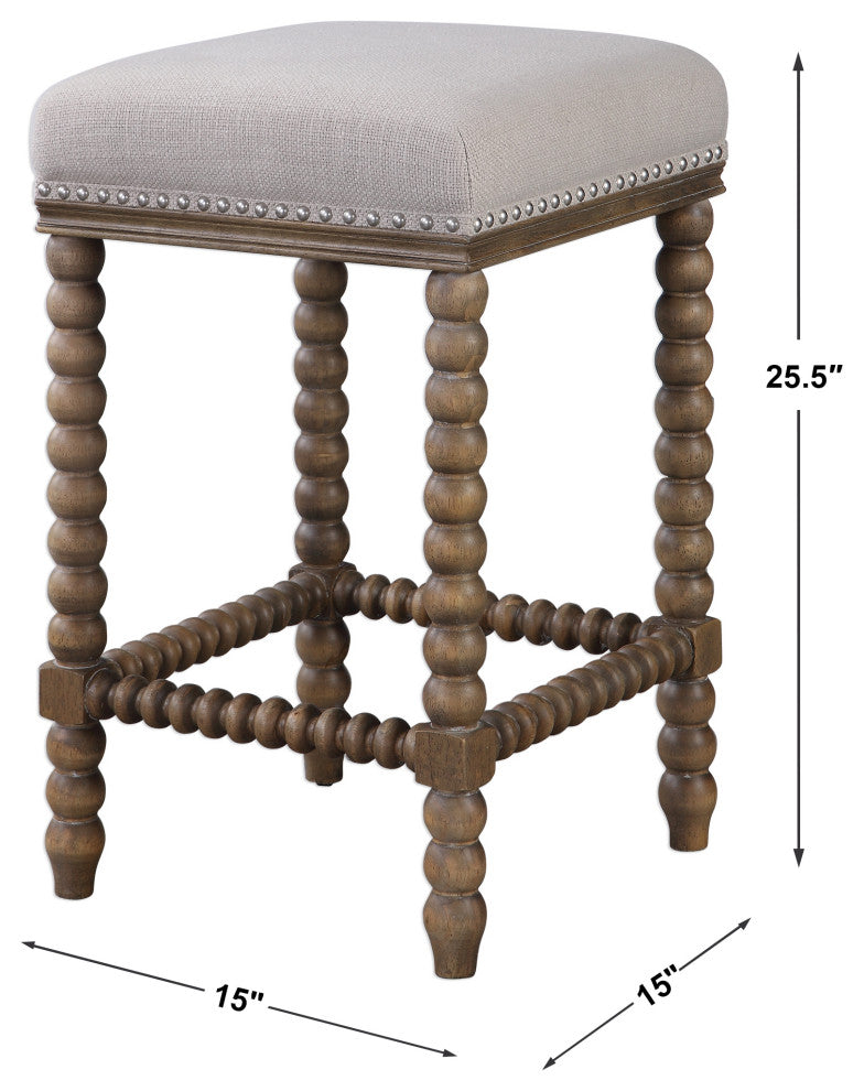 Pryce Counter Stool, Walnut