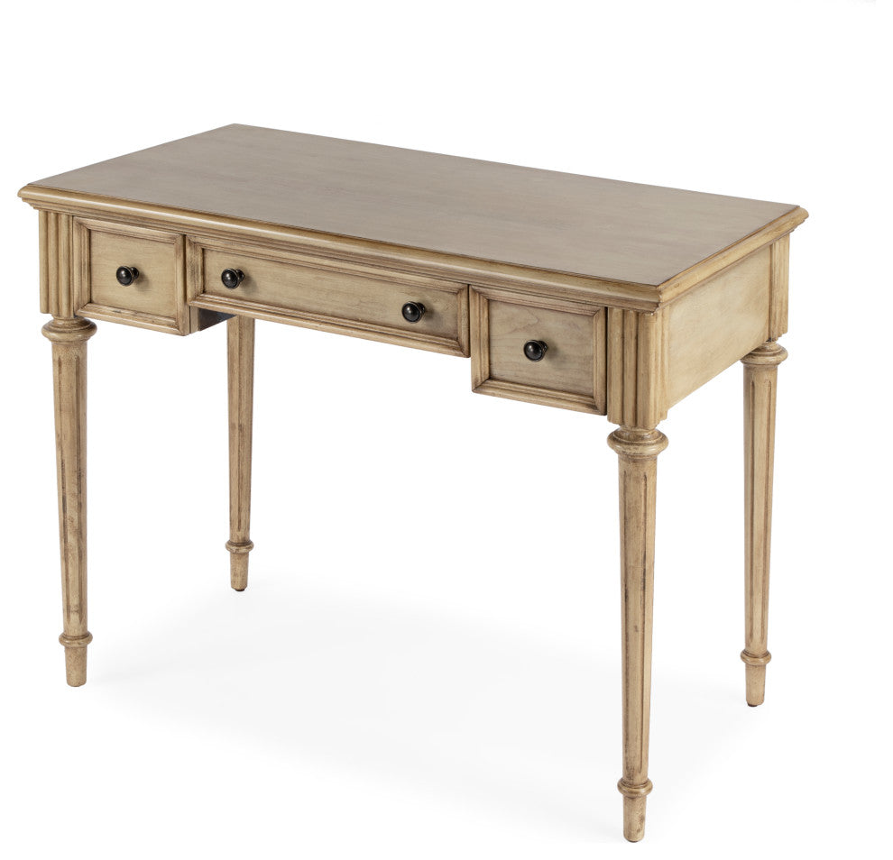 Edmund Writing Desk, Antique Beige