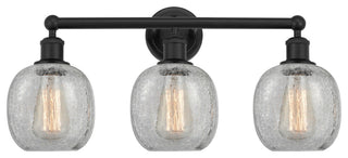 Innovations 616-3W-BK-G105 Belfast 3 Light 24" Bath Vanity Light, Matte Black