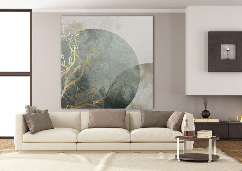"Mid Night I" Fine Art Giant Canvas Print, 54"x54"
