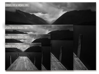 Ready2HangArt 'The Lake' Wrapped Canvas Wall Decor, 40"x30"