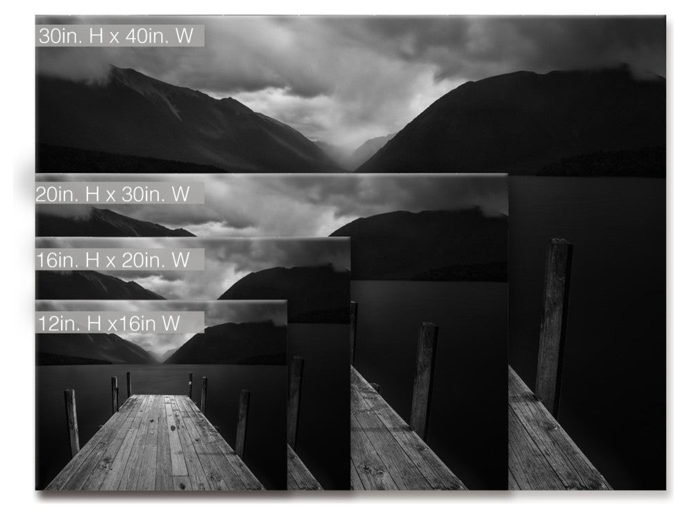 Ready2HangArt 'The Lake' Wrapped Canvas Wall Decor, 40"x30"