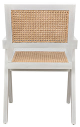 Jude Chair With Caning, White Wash