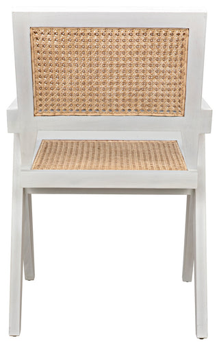 Jude Chair With Caning, White Wash