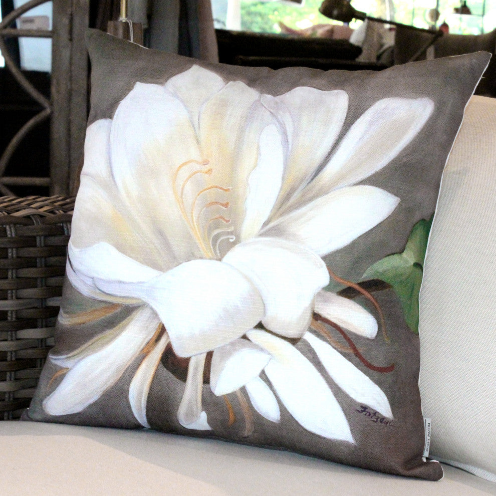 Pillow Decor - Cactus Flower Throw Pillow 20x20 SQ
