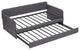 Gewnee sofa bed metal framed with trundle twin size