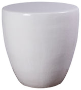 Bowness Round Ceramic Patio Accent Table