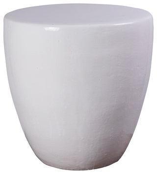 Bowness Round Ceramic Patio Accent Table